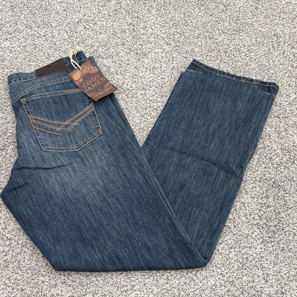 Core Spun Men's Slim Boot Blue Jeans